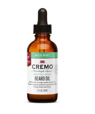 Cremo Beard Oil Wild Mint 1 fl oz (30 ml)
