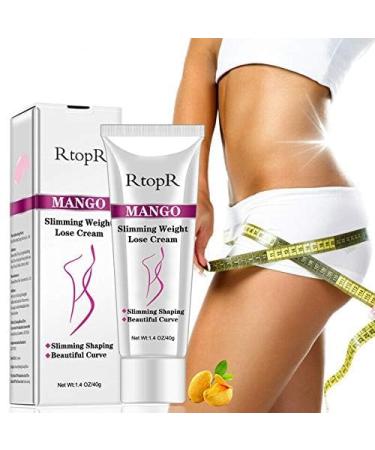 Slimming Cream for Tummy & Waist - Hot Weight Loss & Anti-Cellulite Cream - Natural Mango (2 Pack) - Firming Stomach Fat Burner - Buy Online on GoSupps.com