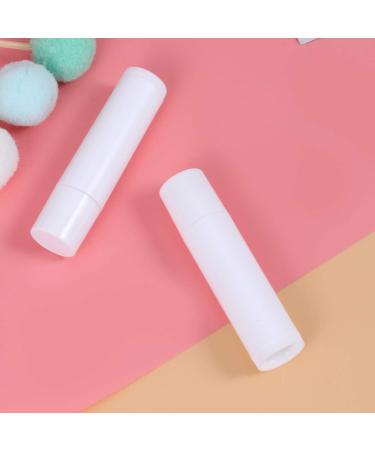 Uonlytech Black Lipstick - 25pcs Refillable Lip Balm Tubes for Travel & DIY | Mini Plastic Gloss Containers with White Caps - Buy Online on GoSupps.com