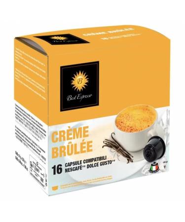 BEST ESPRESSO x48 Coffee Cr me Brulee Capsules Compatible with Dolce Gusto
