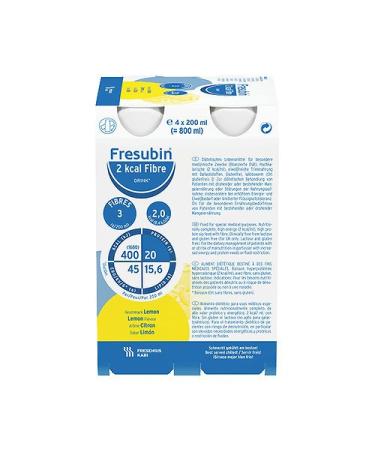 Fresenius Kabi Fresubin 2 kcal fibre Drink Lemon drinking bottle 24 x 200 ml 1 pack (1 x 5.5 kg) Lemon 4.8 l (1 pack)