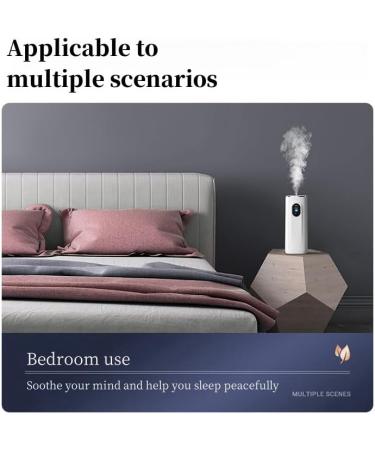 Home Essential Oil Diffuser Humidifier - LED Display 3-Stage Timing Aromatherapy Air Freshener for Large Rooms - White - Buy Online on GoSupps.com