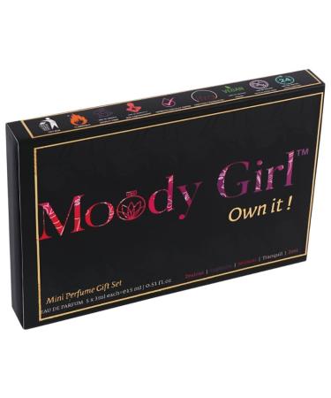 Moody Girl Luxury Pocket Liquid Perfume Gift Set For Women Pack Of 5 (3Ml Each) 15Ml Combination Of Musky Fruity Floral Amber & Tangerine Fragrances 24Hr Long Lasting - Buy Online on GoSupps.com
