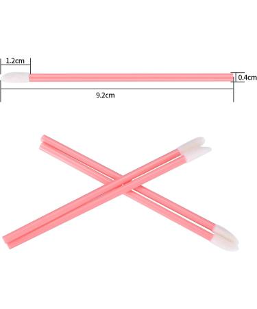 100 Pcs Pink Lipstick Applicator Brushes - Lip Gloss & Concealer Makeup Wands - Buy Online on GoSupps.com