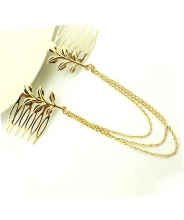 FRCOLOR Flower Hair Clip Comb Elegant Hair Clips Hair Clip Comb Leaf Hairpin Comb Hair Pin Comb Headgear Tassel Hair Accessory Hair Accessories - Buy Online on GoSupps.com