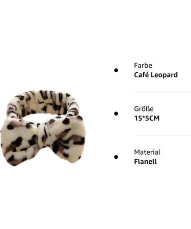 Demarkt Bowknot Hairband | Leopard Makeup & Shower Headband | International Shipping Available - Buy Online on GoSupps.com
