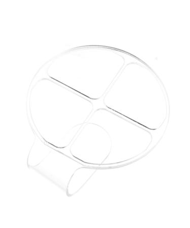 SOIMISS Palette Maquillage Transparente Acrylique Palette Portable Main Ergonomique avec Compartiments Plateau Transparent L ger et Facile Nettoyer pour M lange Cosm tiques Accessoire