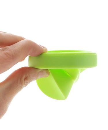 Mini menstrual cup foldable menstrual cup 170 ml heat-insulating reusable for outdoor camping hiking (green)