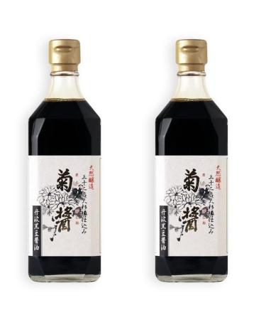 Yamaroku Japanese Soy Sauce Kikubishio Mellow Soy Sauce - Value Pack of 500 ml x2