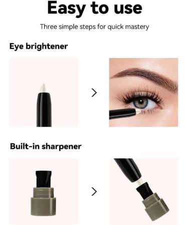 Pearlescent Eyeshadow Stick Eyeliner Long Lasting Glow Stick Highlighter Contour Makeup Stick (2) - Buy Online on GoSupps.com