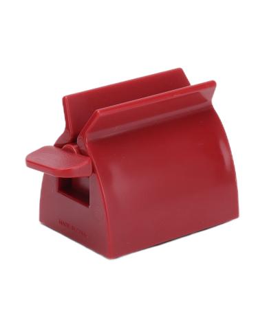 Toothpaste Tube Squeezer, ABS Plastic Toothpaste Clip for Bathroom for Home(Red)
