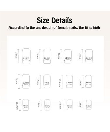 French Tip Press on Nails - Short Medium Coffin Design | White Glitter Gold Heart | 24Pcs Glue on Nails for Women | Perfect for Wedding & Birthday - Buy Online on GoSupps.com