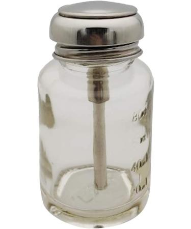 2PCS 80ML Lockable Pump Dispenser Glass Bottles for Nail Polish & Makeup Remover - Buy Online on GoSupps.com