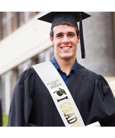 2023 Graduation Satin Sash and Tiara Kit - Glitter Rhinestone Crown for Graduation Party Decor - Buy Online on GoSupps.com