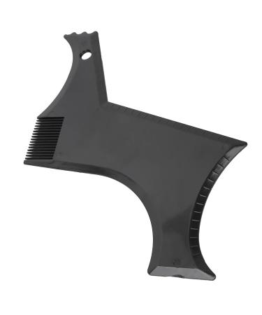 Generic Guide de Mise en Forme de Barbe Professionnel Mod le de Coupe de Cheveux Flexible en Plastique Noir pour un Alignement Pr cis de la Barbe Fa onneur de Facile Utiliser pour une Coupe