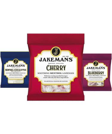 6 x Mixed Soothing Menthol Lozenges Bags 73g - (Throat & Chest Peppermint Honey & Lemon Blackcurrant Menthol & Eucalypts Blueberry Cherry) - Buy Online on GoSupps.com