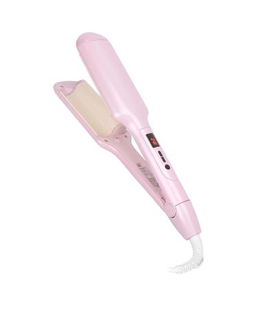 Professional Hair Straightener and Curler 2 in 1 Intelligent Constant Temperature Curling Iron 30s Heating PTC 360 Degree Rotation Double Tube Rotating Curling Iron (#3)