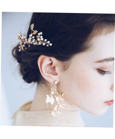 DOITOOL Bride Wedding Hair Comb Flower Girl Hair Accessories for Wedding Hair Accessory for Women Girls Hair Accessories Bridesmaid Hair Accessories Women Hair Accessories Leaves Dress - Buy Online on GoSupps.com