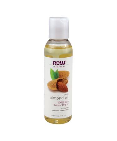 Now Foods Sweet Almond Oil 4 Oz (Edible) 8 Pack