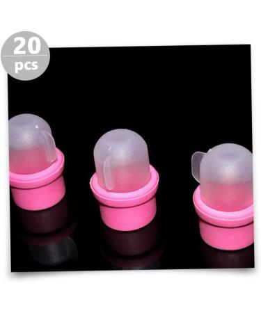 Bouchons De Trempage Pour Ongles Pratiques Lot De 20 Couvercles Dissolvants Solide En Plastique Adapt s Pour Soins Cuticules Et Vernis Uv Usage Domestique Manucure - Buy Online on GoSupps.com