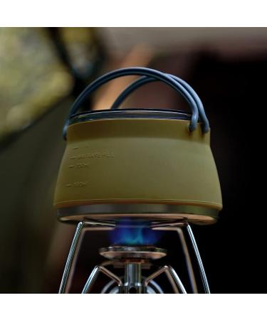 YWHWXB 1L Portable Folding Silicone Camping Kettle | Outdoor Tea & Coffee Pot for Hiking, Fishing, Backpacking | Road Trip Essential - Buy Online on GoSupps.com