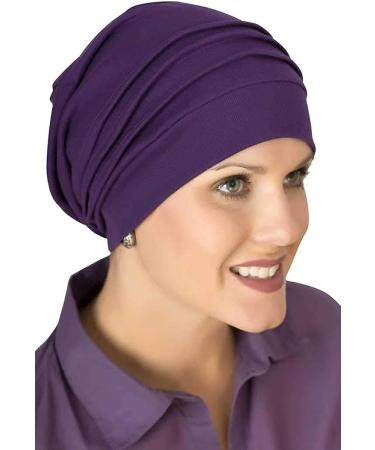 Headcovers Unlimited 100% Cotton Slouchy Snood Hat - Women's Slouchy Beanie, One Size, Silver - Buy Online on GoSupps.com