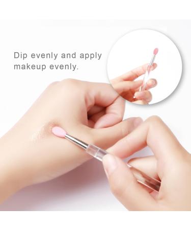 Professional 3-Piece Silicone Lip Brush Set with Lids - Eyebrow Lipstick & Eyeshadow Applicators for Flawless Makeup - Ideal Beauty Tool for Gloss & Masks - Buy Online on GoSupps.com