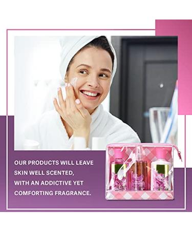 Vital Luxury Bath & Body Care Travel Set - Pea Flower Scent Home Spa Gift Set for Him and Her - Buy Online on GoSupps.com
