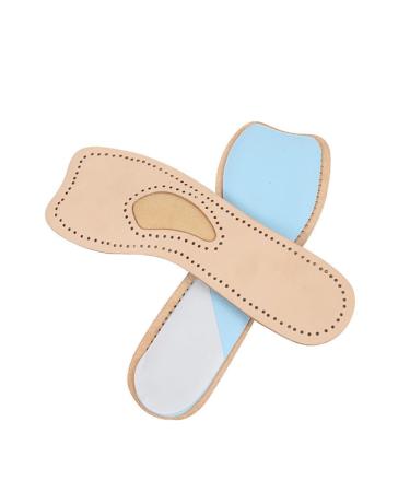 1 Pair Cushioning Seven Point pad Absorb Sweat Shoe Insole Non-Slip Insole Soothing Perspiration Soft Miss High Heel 3/4 Insole for Women Orthotic Insole