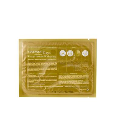 Gold Bio Collagen Crystal Mask Set - 5 Pairs Eye & Lip Masks for Anti-Aging - Buy Online on GoSupps.com