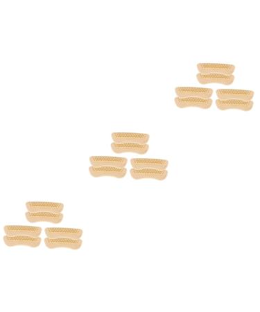NOLITOY 3 Sets 3pairs Follow up 4d Heel Liners Heel Shoe Grips Heel Inserts Cushions Self-Adhesive Heel Liners Adhesive Bandages Finger Heel Protectors Anti-Off Heel Stickers