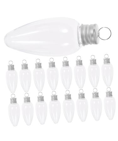 ABOOFAN 20pcs Candy Pendant Beverage Party Shape Bulb Water Shaped Multi-Functional Light Empty Holder Case