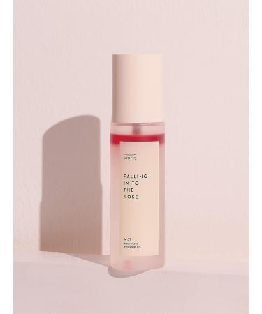 Sioris Falling Into The Rose Mist 100ml - Organic 3in1 Hydrating Mist Toner+Serum - Vegan Korean Skincare - Cosmos Certified Gift - 3.38 Fl Oz - Buy Online on GoSupps.com