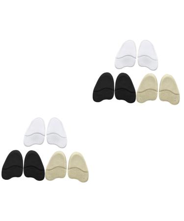 NOLITOY 6 Pairs Forefoot Pad Ladies Pumps Forefoot Cushion Pads of Foot Cushion Foam Sponge Dress Shoes for Women Heels Sponge Shoe Pads Dragonfly Hair Clips for Women Insole High Heel Gel