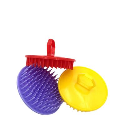 5 pieces scalp massage brush head massage brush silicone shampoo -brush bathing brush for shower shampoo hair brush anti -remover body peeling (accidentally)