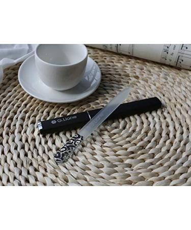 G.Liane Glass Nail Files Professional Crystal Nail File For Natural Nails Acrylic Nails Gels Nails Manicure Pedicure Tools For Home And Salon (Black) - Buy Online on GoSupps.com