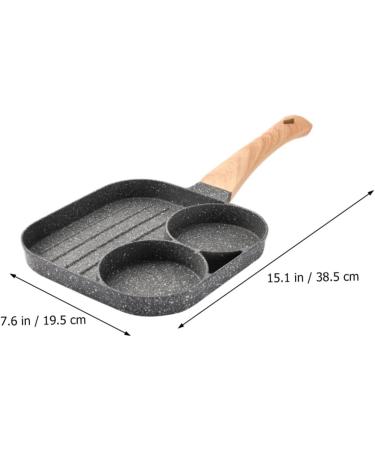 Zerodeko 3 Pcs Omelet Pan Fried Egg Pan Breakfast Frying Pan Portable Cooking Stove Steak Grill Pan Non Stick Baking Pan Portable Gas Stove Mini Baking Pans Cooking Utensils Japanese-Style 38.5x19.5x3cmx3pcs Assorted Colorx3pcs - Buy Online on GoSupps.com