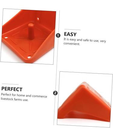 1pc Cattle and Sheep Lick Brick Box Auto Feeder Feeding Bowl Livestock Feeder Bracket Dedicated - Buy Online on GoSupps.com