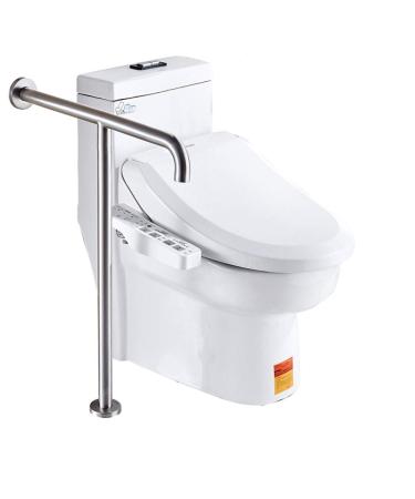 Bathroom Grab Bar Safety Support Rail Safety Toilet Grab Bar Wall To Floor Grab Bar Bathroom Seat Support Railing Handicapped Balanc