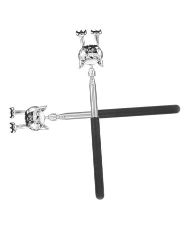 Minkissy 2 piece back scratches of practical back scratches body scratch stick pull -out back scratch back scratches back scratchy stainless steel anti -itching long handle