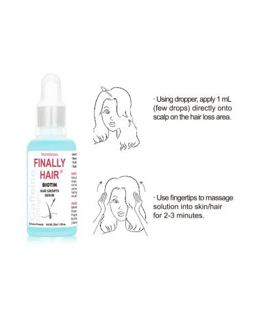 Women's Hair Loss Treatment Serum with Biotin, Collagen, and Caffeine - Promotes Hair Growth and Supports Regrowth - Buy Online on GoSupps.com