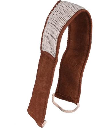 YingRen Natural Loofah Exfoliating Back Strap Scrubber Massager + Exfoliating Brush - Spa Bath Massage Set - Buy Online on GoSupps.com