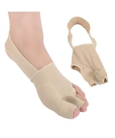 CAZARU FXJ Toe straighteners Gel Two Toe Splint Straightener Corrector Hallux Valgus Orthopedic Foot Brace Support