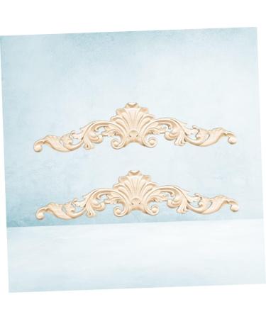 EXCEART Wood Sculpture: Made of material and safe to use.Widely to decorate the walls doors cabinets As Shown Size 2 - Buy Online on GoSupps.com