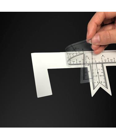 Disposable Adhesive Eyebrow Ruler Sticker 50pcs/pack - Brow Mapping & Microblading Tool - Buy Online on GoSupps.com