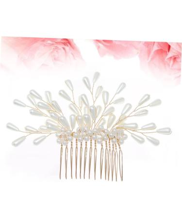 Angoily Bride Headpieces for Wedding Side Hair Comb Hair Claw Clips for Women Goody Hair Clips for Women Hair Combs for Women Crystal Hair Comb Tiara Pearl Accessories Miss - Buy Online on GoSupps.com