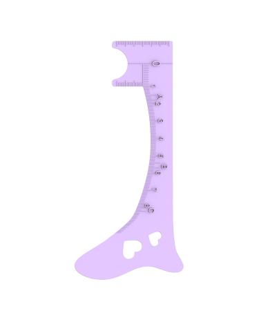 lyanny Eyebrow ruler eyebrow template eyebrow templates for women eyebrow shape ruler quick eye makeup tool reusable eye makeup aid for women and lilac