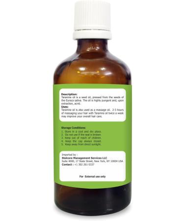 Taramira Essential Oil 100ML - Pure & Natural Eruca Sativa - Undiluted Therapeutic Grade Aromatherapy Oil - Buy Online on GoSupps.com