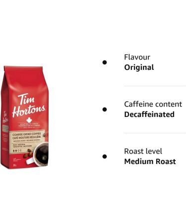 Tim Hortons Original Blend Coarse Grind Medium Roast Arabica Coffee 300g Bag - Buy Online on GoSupps.com