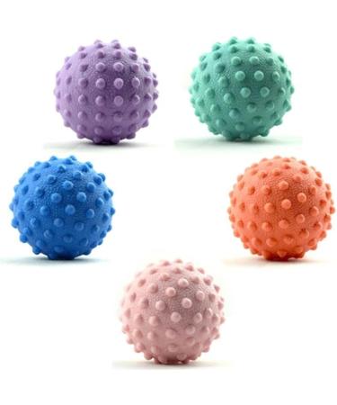 Durable Pink Hedgehog Massage Ball for Trigger Point Therapy - 4.5cm Hand & Foot Fitness Tool - Buy Online on GoSupps.com